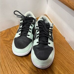 Nike Mint and Black Athletic Shoes